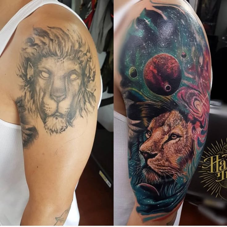 tatuaje cover-up leon
