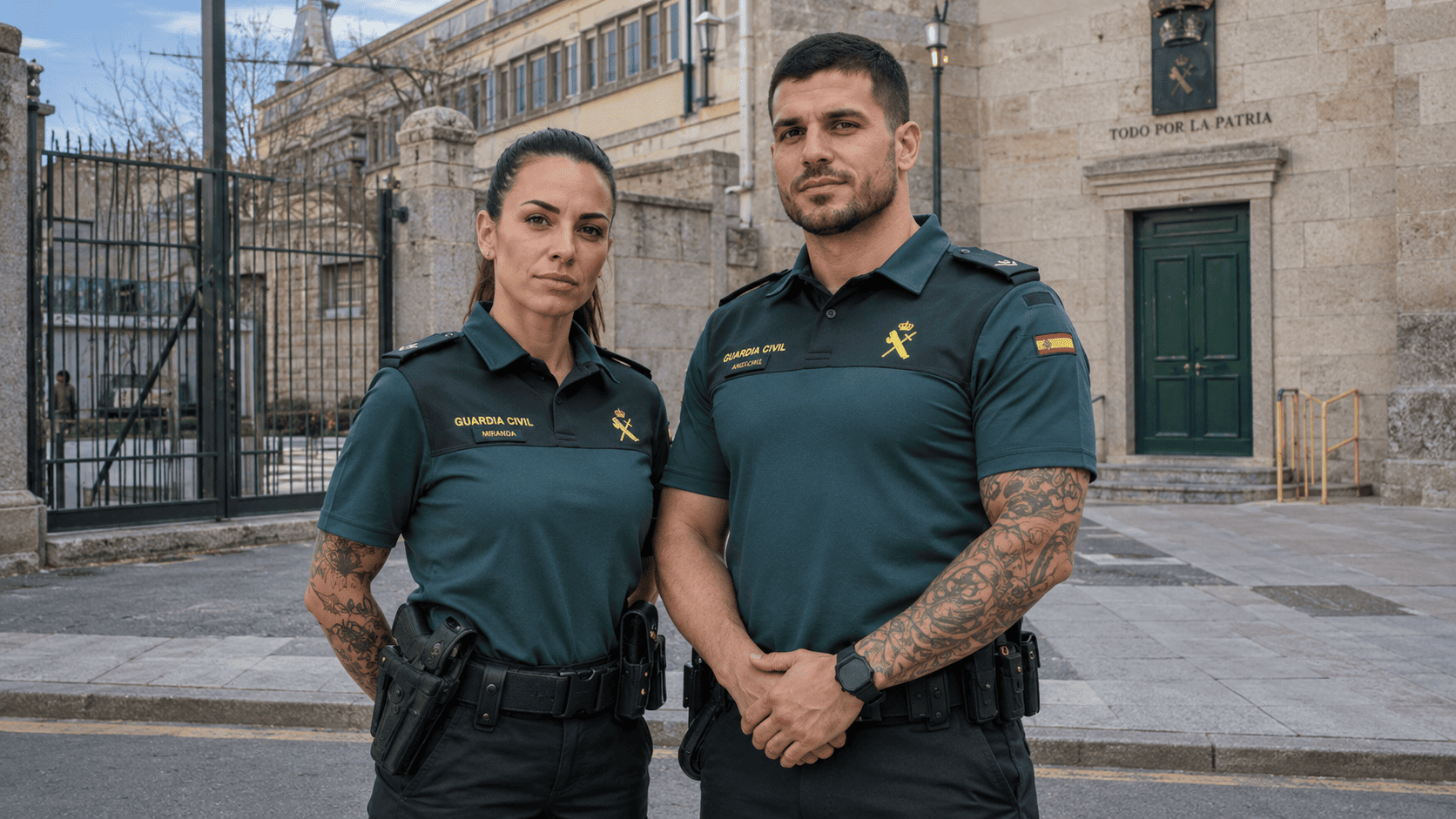 tatuajes en la guardia civil